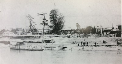 桜宮全景(『写真で見る大阪100年  上巻』)