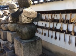 一心寺の断酒祈願のしゃもじ