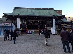 大阪天満宮の本殿。1837(天保8)年の大塩平八郎の乱で全焼した。